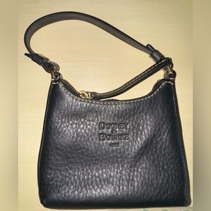 Dooney & Bourke Black Leather Bitsy Bag NWOT